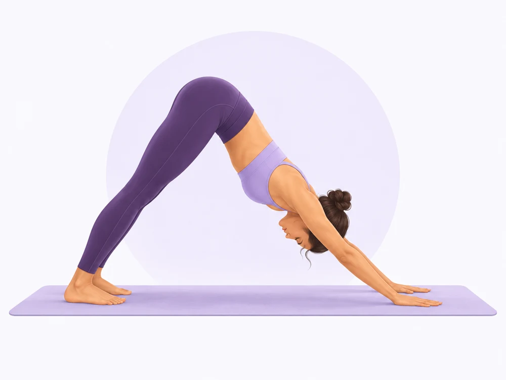 Posture du Chien tête en bas (Adho Mukha Svanasana)