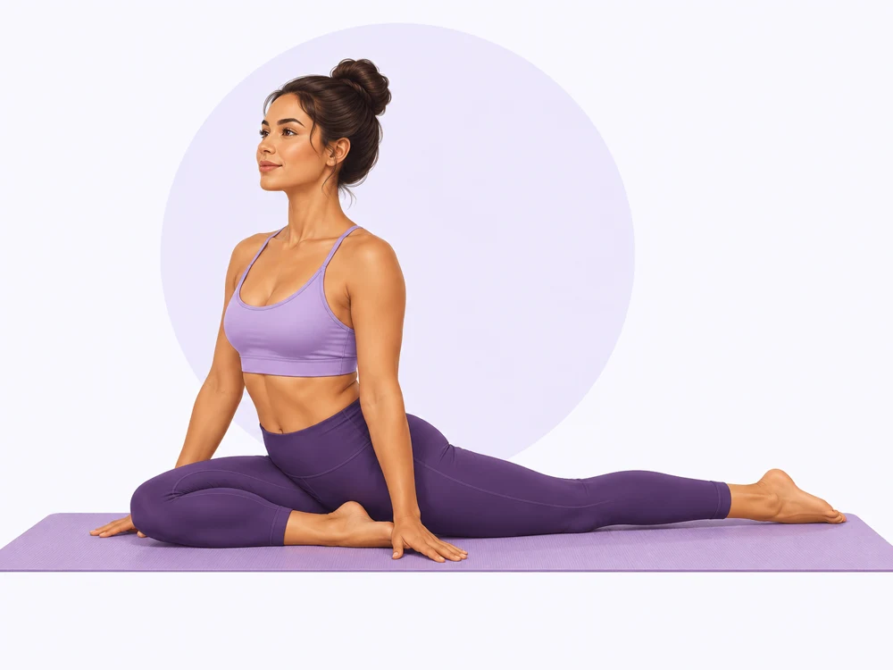 Posture du Demi-pigeon (Ardha Kapotasana)
