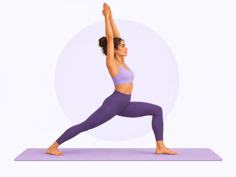 Posture du Guerrier I (Virabhadrasana I)
