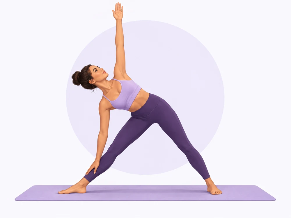 Posture du Triangle (Trikonasana)