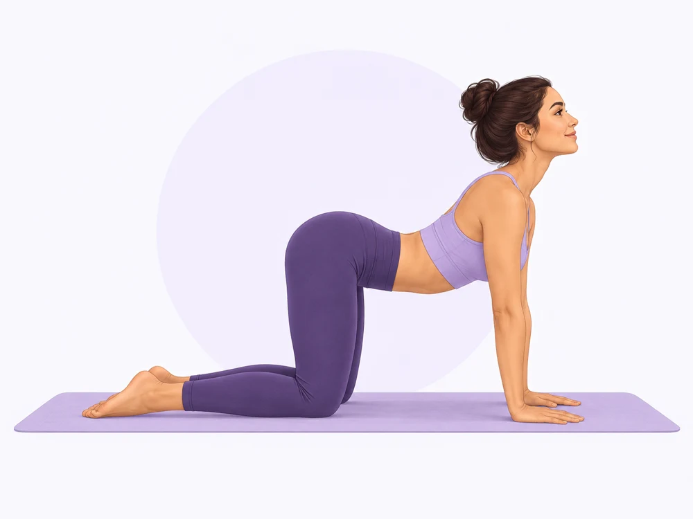 Posture de la Vache (Bitilasana)
